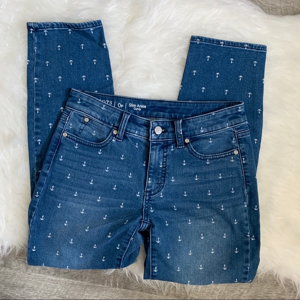 TALBOTS anchor skinny jeans